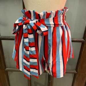Tri color shorts